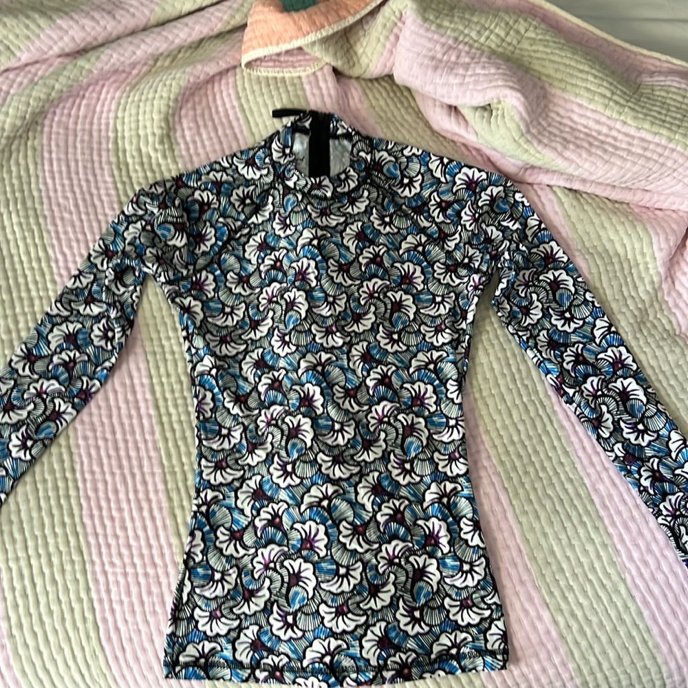 J. Crew - Rash Guard - Tropical Sea Fan Print